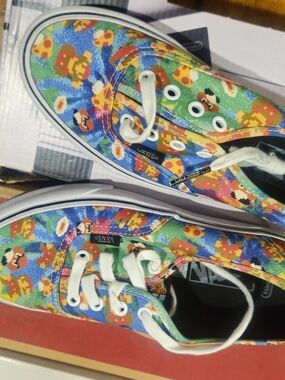 Vans x Nintendo Super Mario Pixel Art Low Top Sneakers - Multi